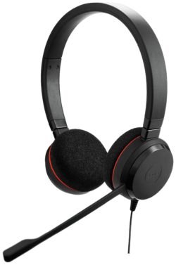 Jabra Evolve 20 Wireless Stereo Headset - Black.